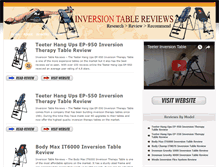 Tablet Screenshot of inversiontablereviews.com